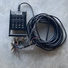 50' PRO-CONEX STAGE BOX SNAKE, 8 XLR SENDS, 4 1/4" TRS RETURN
