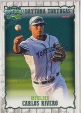 2019 Daytona Tortugas Carlos Rivero RC Rookie Cincinnati Reds VZ