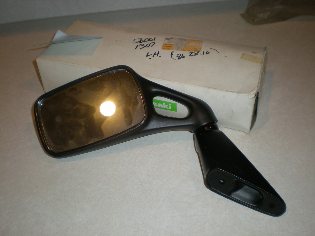 New NOS Genuine Kawasaki Left Hand Mirror Assy ZX 1000 Ninja 86-87