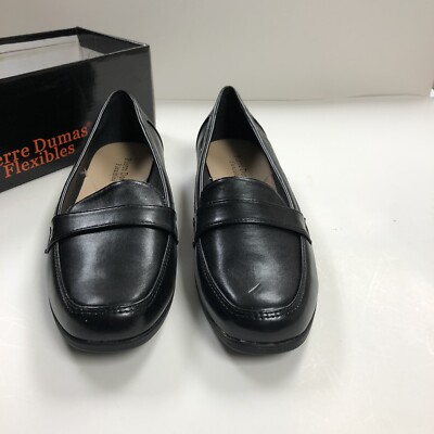 Pierre Dumas ADORE-7 Shoes Flexibles Women Size 8. Black Loafers