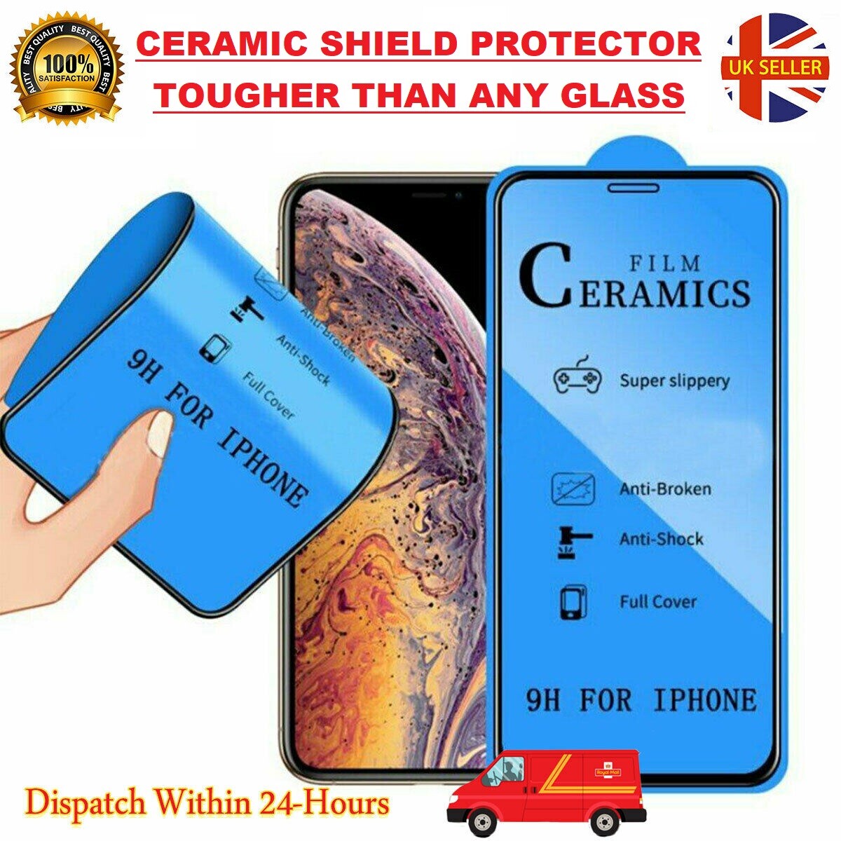 Screen Protector Apple Iphone 12 Ceramic Shield Unbreakable
