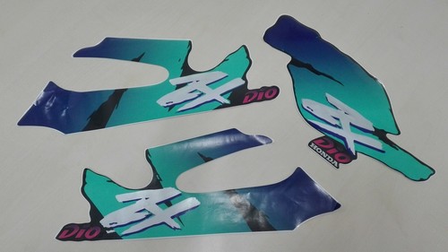 Stickers Kit Honda Dio Zx Blue Hsc Bsv Non Original Af27 Af28 Ebay