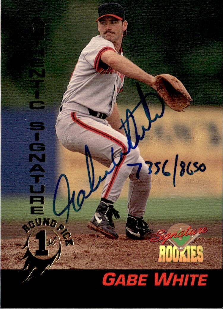 1994 Signature Rookies #47 - Gabe White Auto /8650