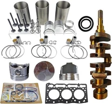 D902 Overhaul Rebuild Kit & Crankshaft For Kuboda Engine RTV900W RTV900W6 RTV900