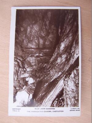 Castleton Cave Blue John Cavern - ausgeschnittene Karte aus Multipack