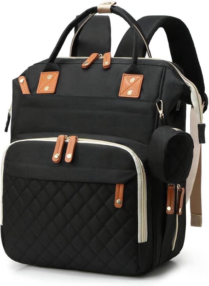 Multifunctional Waterproof Diaper Backpack for Boys and Girls Baby Essentials-image