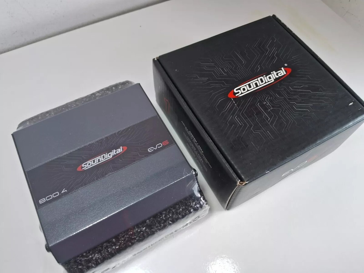 Soundigital 800.4-4 Ohms EVO 6.0 /Amplifier 800W Rms 4 Channels