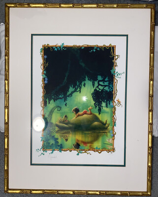 ICEBERG THE BARE NECESSITIES スタジャン 46 Disney Giclee Jungle Book Just The Bare Necessities COA Ltd Signed