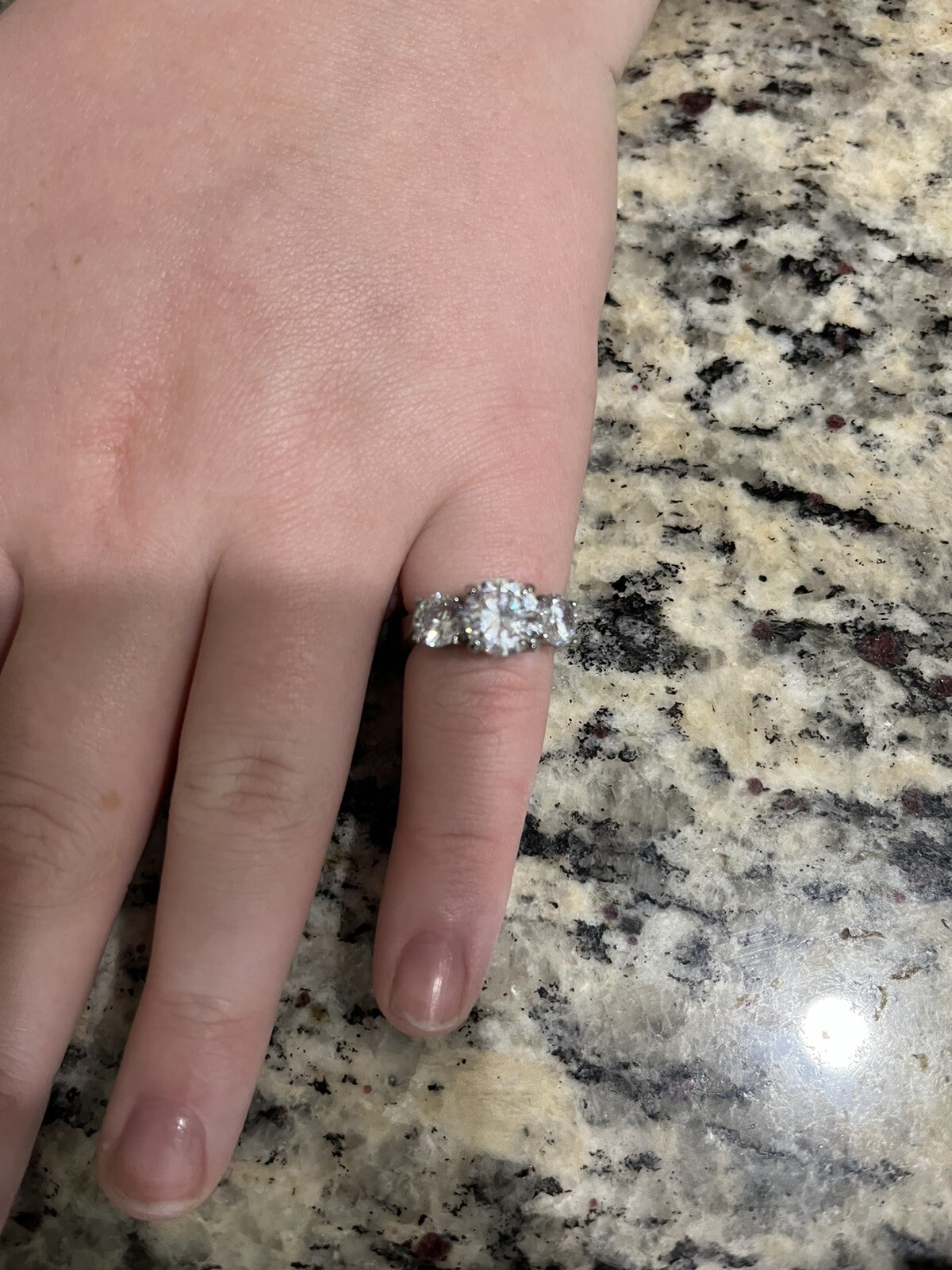 3 Stone Cz Ring - image 4