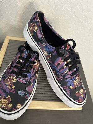 Vans X Nintendo Donkey Kong Mens Athletic Skate Shoes Black Purple
