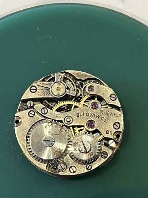 GOOD BALANCE Bulova BII Art Deco Watch Movement 15j From 1920-1924 