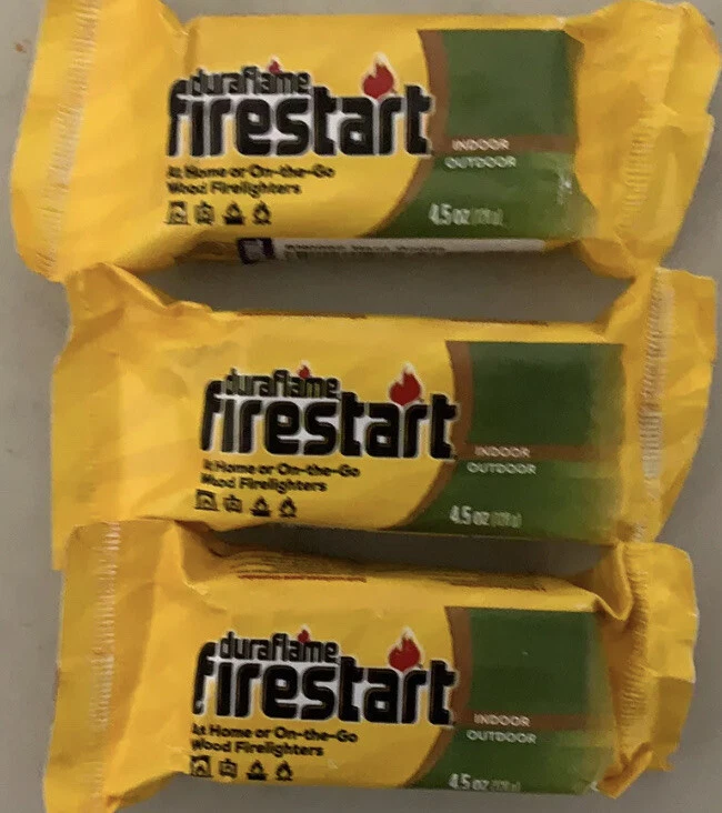 Duraflame Firestart Indoor-Outdoor Wood Fire Starters 3 pk | eBay