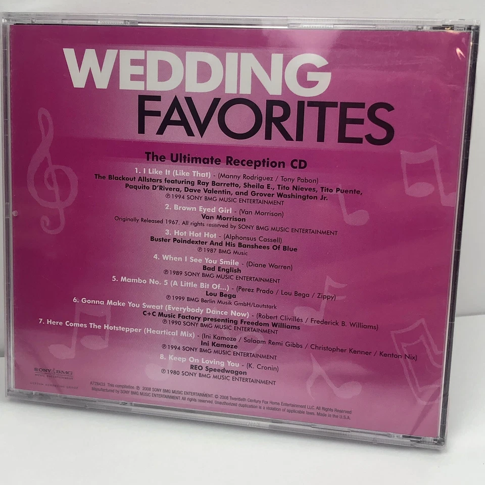 Wedding Favorites CD 2008 Great Anniversary Gift Foto 2 de 3