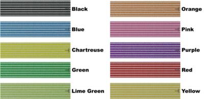 White Water Archery Reflective Diamond Pattern Arrow Wraps 15 Pc Pack 10 Colors