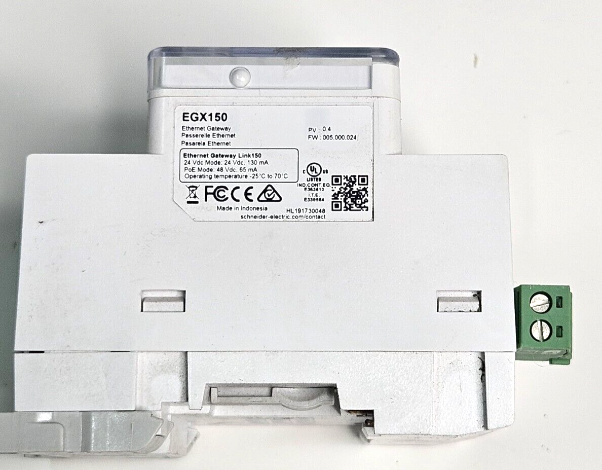 SCHNEIDER ELECTRIC EGX150 LINK 150 ETHERNET GATEWAY | eBay