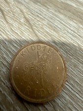 ⭐️ GETTONE COLLEZIONE KIDDIE RIDES TECNOTRON DEDEM LGI MONETA GIOSTRE ANNI 70⭐️