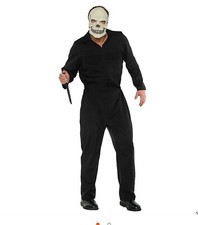 Men's Boiler Suit Costume Black