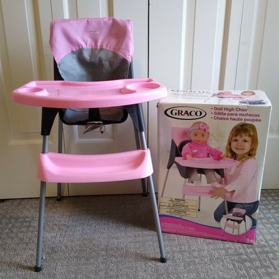 graco high chair pink
