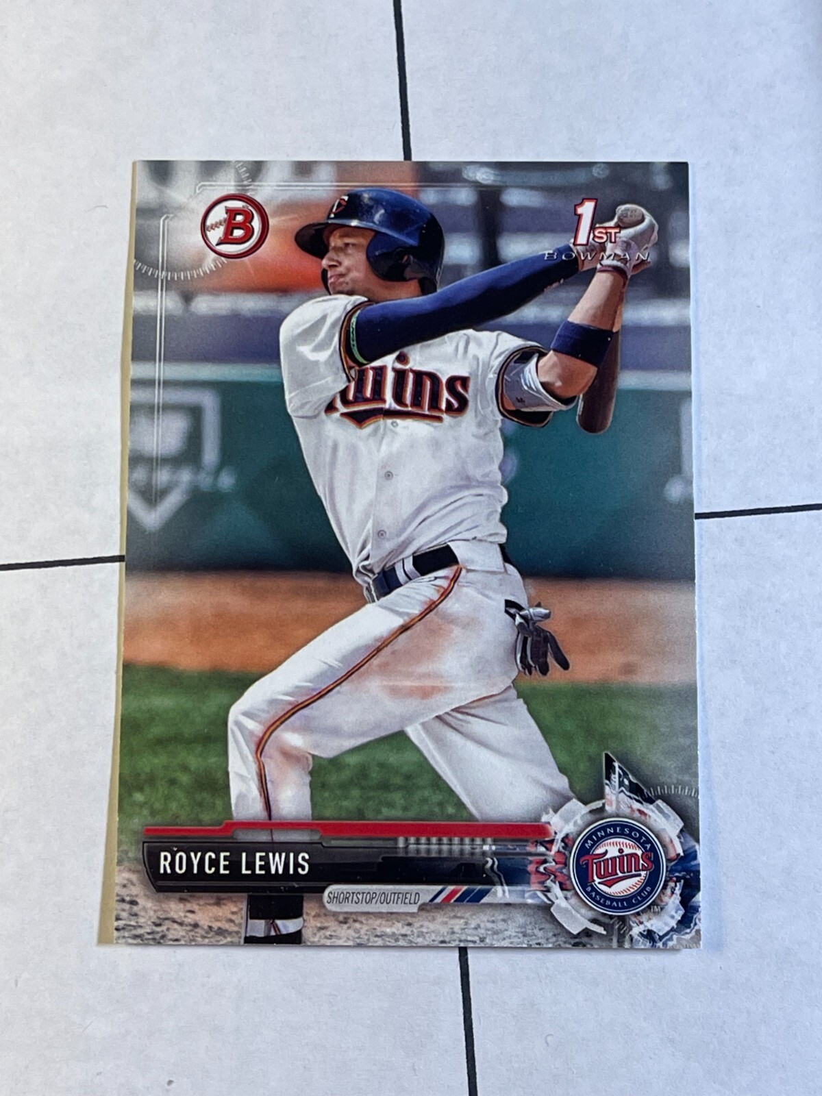 Royce Lewis 2017 Bowman Draft Prospect #BD-1 Minnesota Twins 1st Rookie