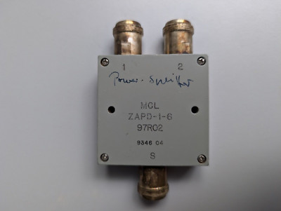 Power Splitter Combiner, Mini-Circuit ZAPD-1, 0.5-1 GHz, 50Ω 2 Ways N(f)