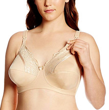 New Bra Royce Jasmine Maternity Nursing WF Firm Support Beige 469 MSRP-$62. 32G