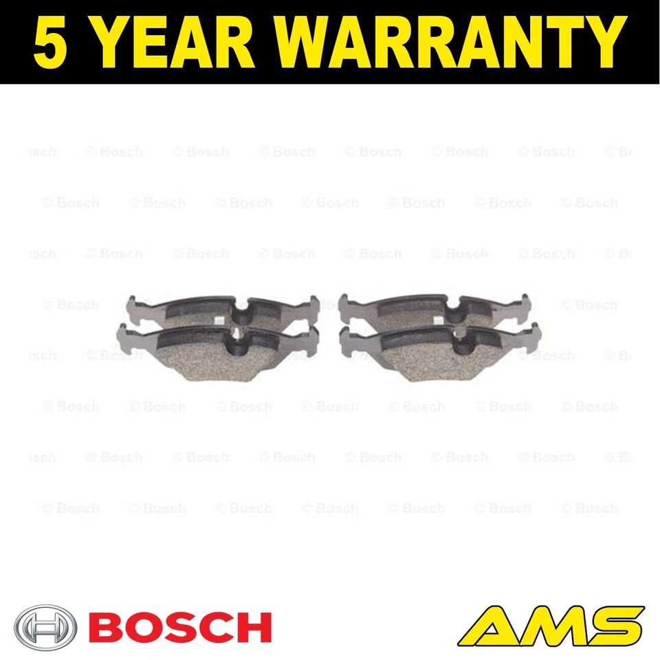 Fits BMW 3 Series 1982-1994 5 Series 1981-1987 Brake Pads Set Rear Bosch - Image 4 of 4