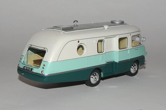 1/43 CAMPING CAR CITROEN Type H COCCINELLE 3 1957 LE BASTARD IXO/HACHETTE - Photo 2/2