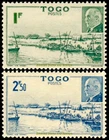 EBS Togo 1941 - Vichy - Pétain - Mono Bay - TG 215-216 MNH**