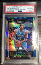 Anthony Davis 2018-19 Panini Select Top Selections Silver #/99 PSA 10 #2