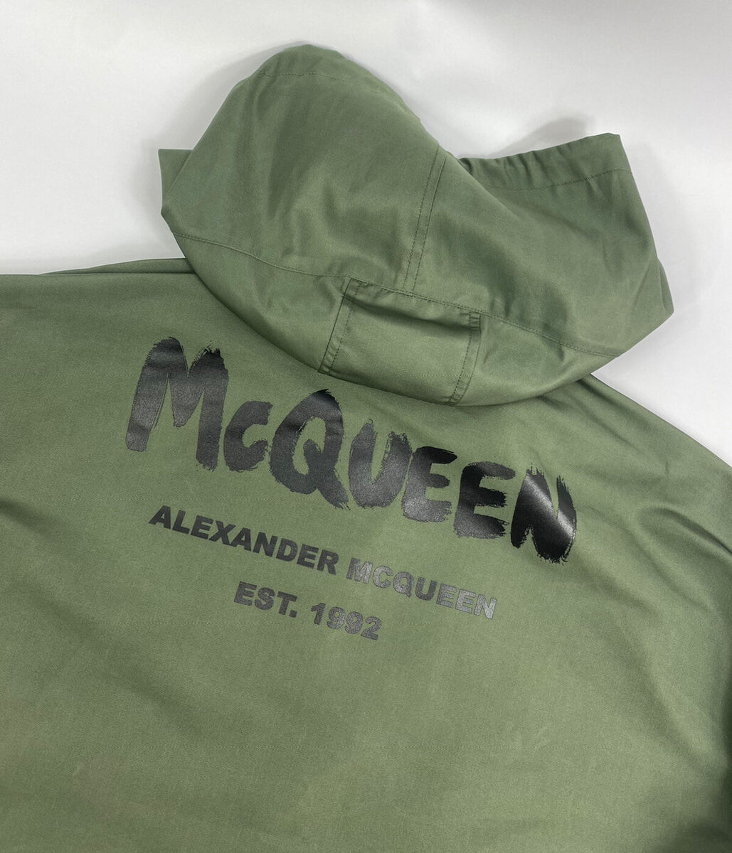 Alexander Mcqueen Oversized Shell Windbreaker Jacket Size Alexander Mcqueen Oversized Shell Windbreaker Jacket Size