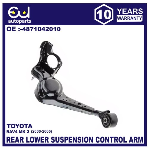 REAR LOWER RIGHT SUSPENSION TRAILING CONTROL ARM FOR TOYOTA RAV4 _A2_ MK2 00-05 - Picture 6 of 7