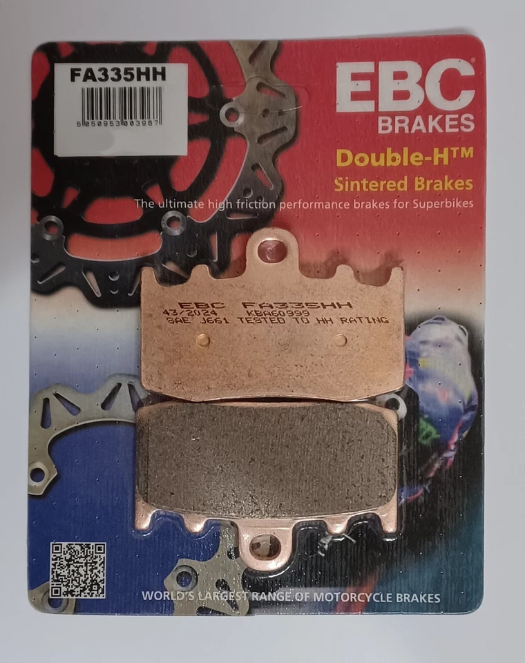 EBC Fritté avant Et Arrière Disque Frein Plaquettes Pour BMW R1150RT (2000 2006) - Photo 4/4