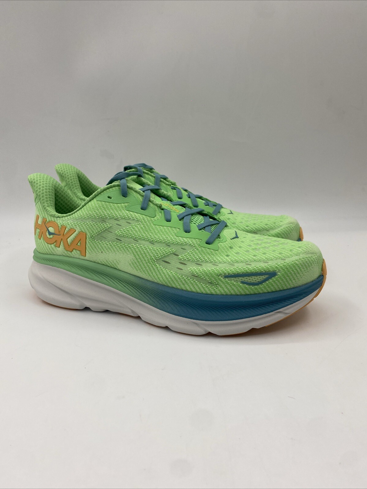 Hoka Clifton 9 Green Running Shoes