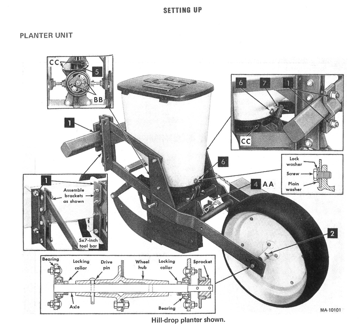 International Farmall 295 Planter Unit Operators