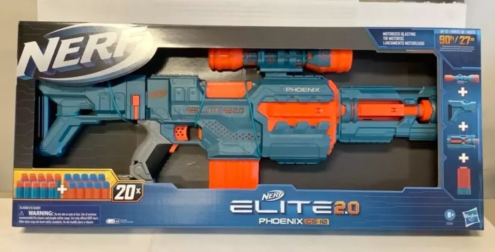 NERF CS-10 Phoenix Elite 2.0 Motorized Foam Dark Blaster