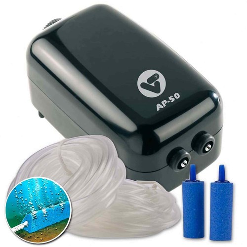 Velda VT VTech Air Pump Set AP50 Teich Belüfter & Aquarium Luftpumpe