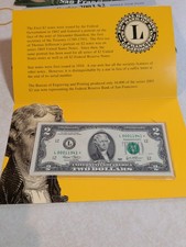 2003 $2 DOLLAR BILL STAR~VERY LOW #11941* ONLY 16K ISSUED Bank Of SAN FRANCISCO~
