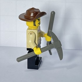 Lego Johnny Thunder Shovel PickAxe Adventurers Desert Minifigure Dino Research