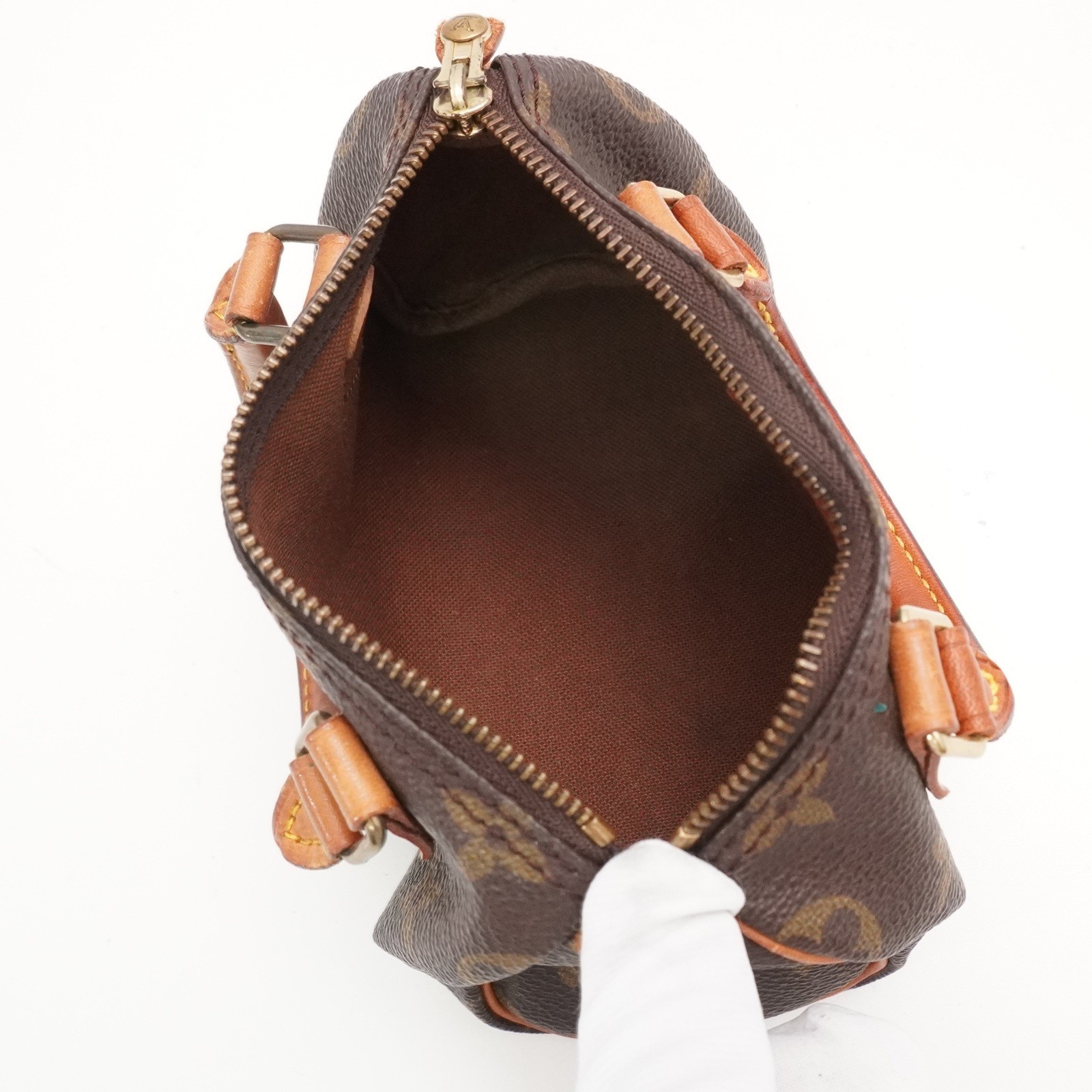 LOUIS VUITTON LV Monogram Mini Speedy M41534 Handbag France TH1922 Auth #53782A