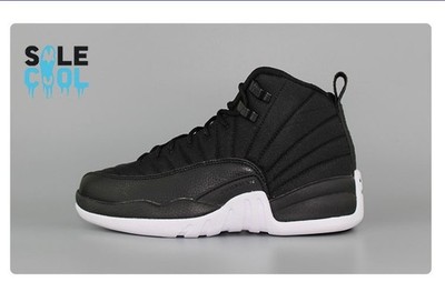 Nike Air Jordan 12 Retro GS Black Youth Athletic Sneakers Shoes