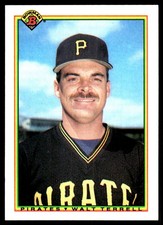 Walt Terrell 1990 Bowman #165 Pirates MLB READ FREE SHIPPING AutographDen