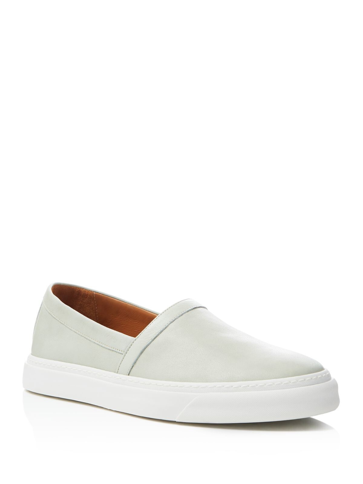 MARC JACOBS Mens Green Comfort Round Toe Platform Slip On Leather Sneakers 8 38290₽