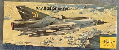 Heller SAAB 35  Draken . 1/72. # 255.