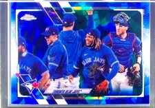 2021 Topps Chrome Sapphire Edition Toronto Blue Jays #438 Jays