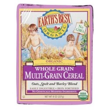 Organic Whole Grain Multi Grain Baby Cereal 8 Oz Case O