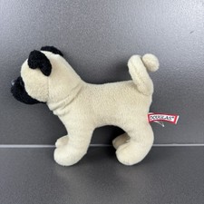 Douglas Hamilton Pug 3985 Puppy Dog Plush 6" Stuffed Animal Toy Cream Black