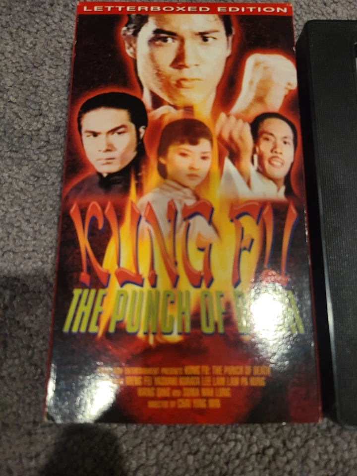 VHS Kung Fu: The Punch of Death 1999  Martial Arts Letterboxed Karate Rare - Image 2 of 4