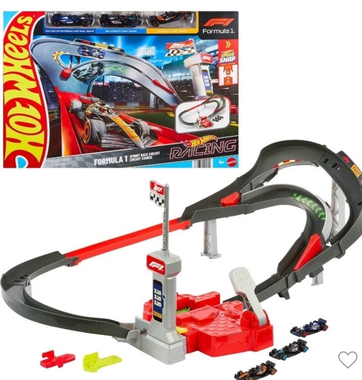 Hot Wheels Fórmula 1 Sprint Race Circuit 2025 y paquete de 5 F1 nuevo en caja Foto 2 de 4