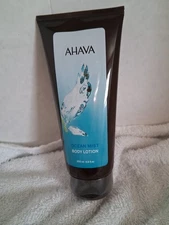 AHAVA OCEAN  BODY LOTION 6.8 OZ, DEAD SEA WATER, ALOE VERA CALMING SERENITY