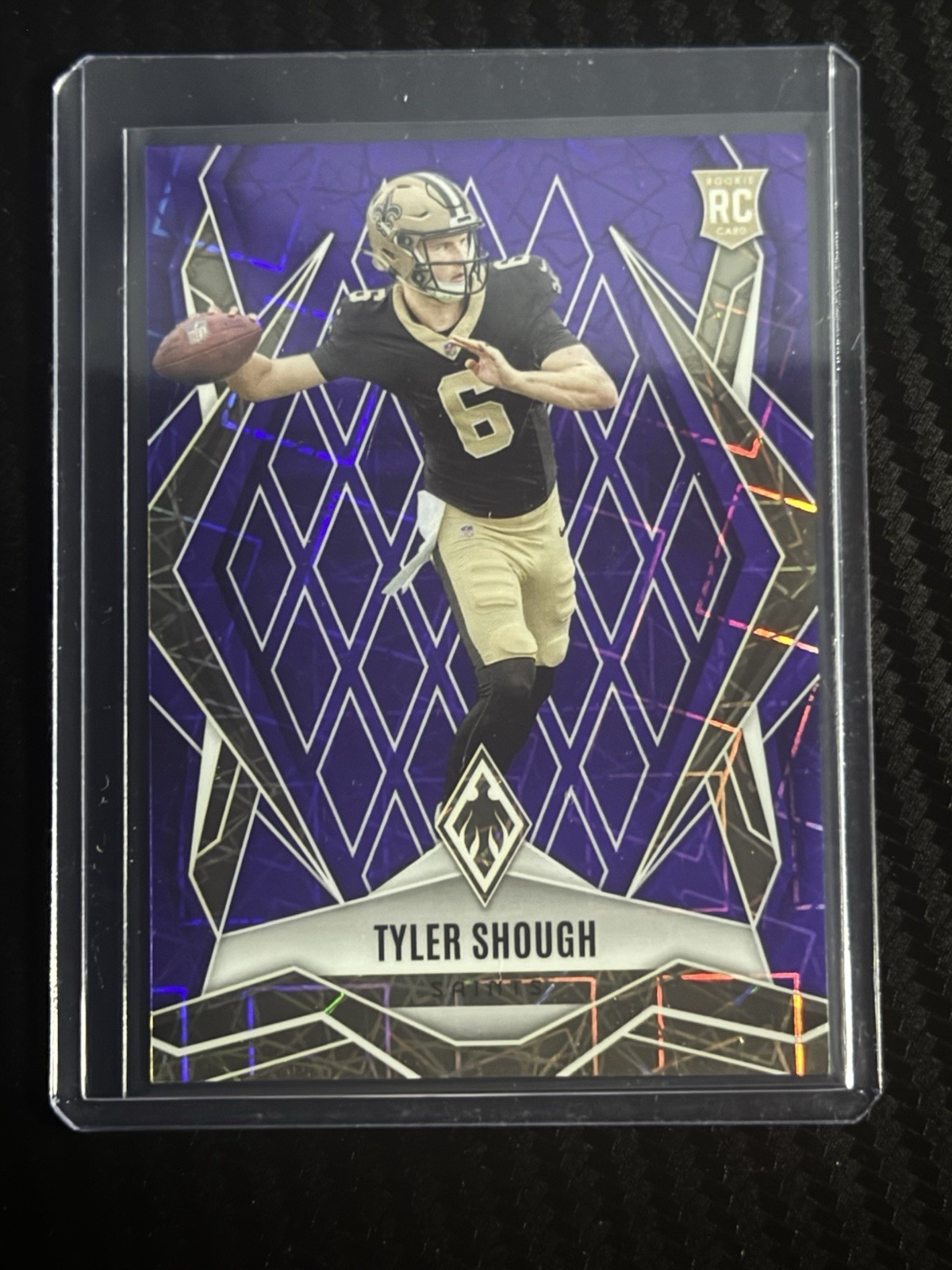 2025 PANINI PHOENIX 169 TYLER SHOUGH PURPLE LAZER /99 (RC)